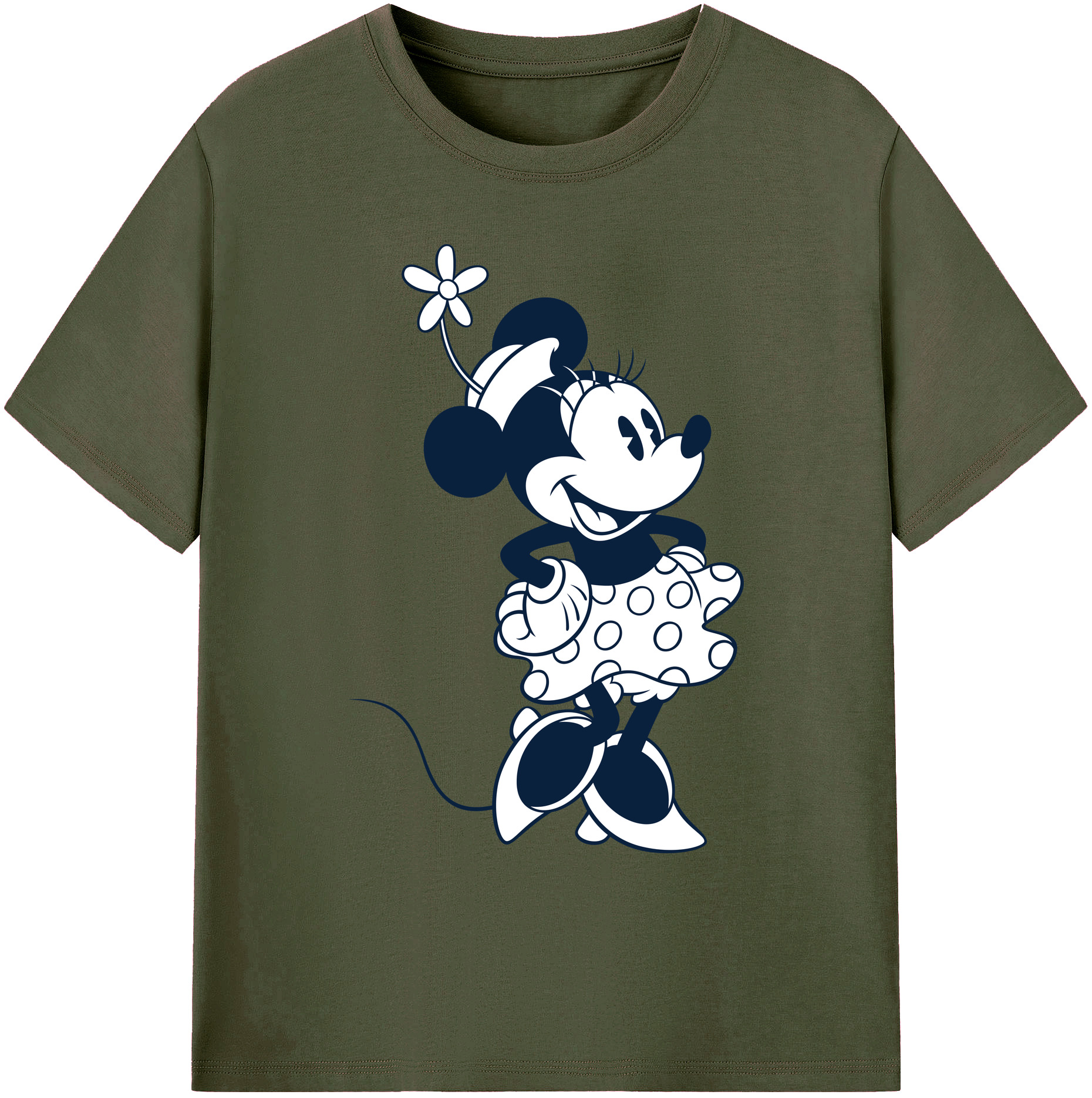 ミッキーマウス Mickey Mouse 綿100％ メンズ半袖Tシャツ｜肌触りやわらか＆通気性